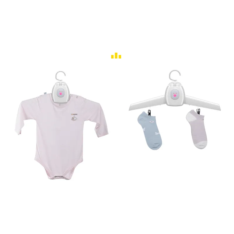 2 in 1 Electric Clothes Drying Rack Portable Dryer Hanger Folding Travel Laundry Shoes Dryer