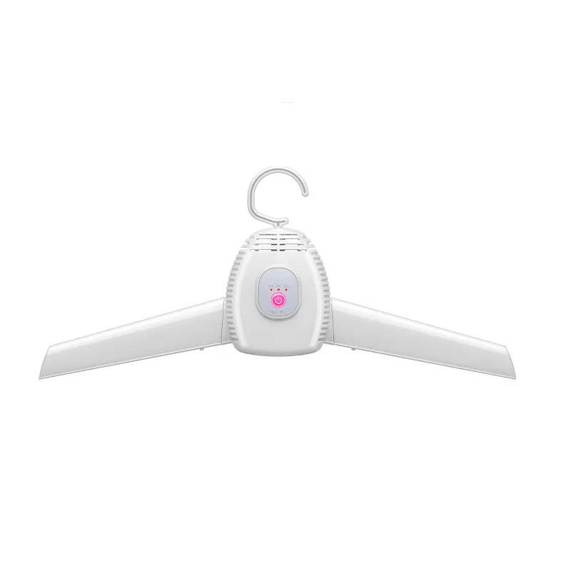 2 in 1 Electric Clothes Drying Rack Portable Dryer Hanger Folding Travel Laundry Shoes Dryer