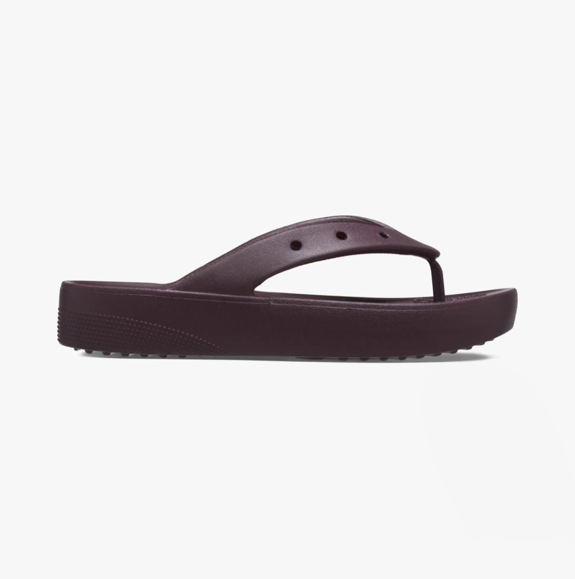 207714-6WD CLASSIC PLATFORM FLIP Womens Flip-Flops Dark Cherry