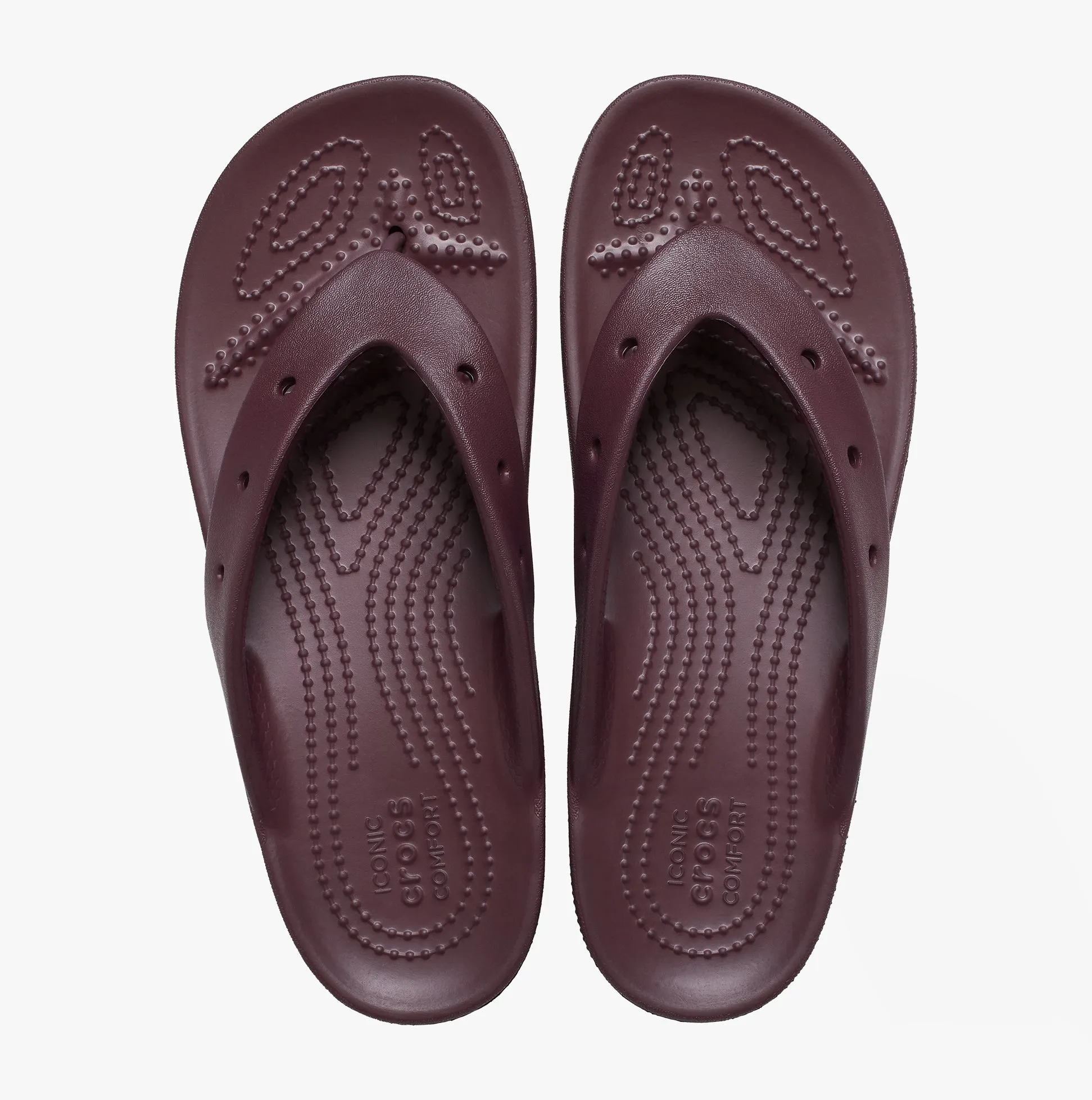 207714-6WD CLASSIC PLATFORM FLIP Womens Flip-Flops Dark Cherry