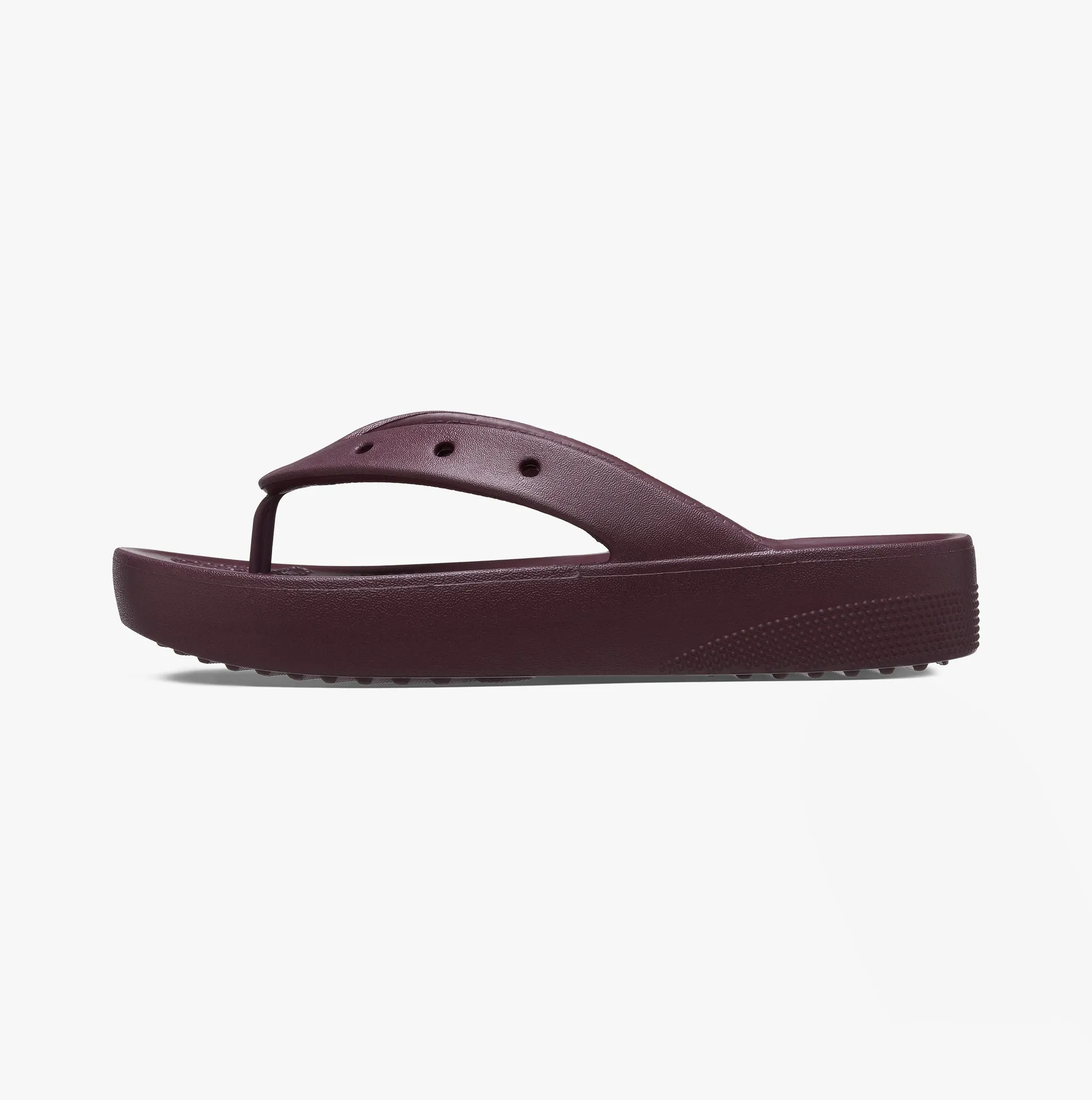 207714-6WD CLASSIC PLATFORM FLIP Womens Flip-Flops Dark Cherry