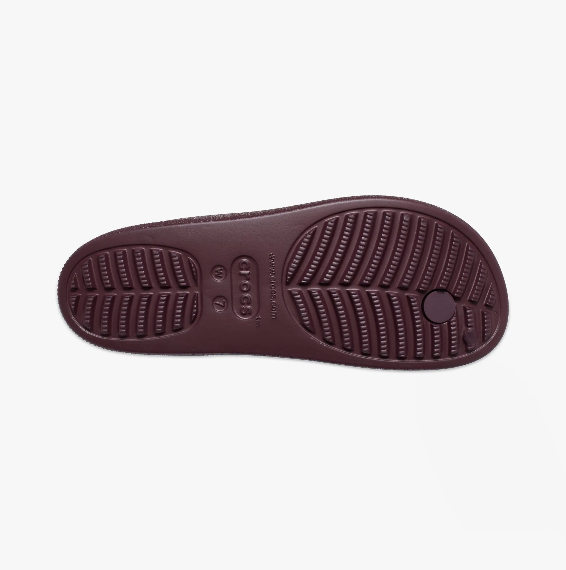 207714-6WD CLASSIC PLATFORM FLIP Womens Flip-Flops Dark Cherry