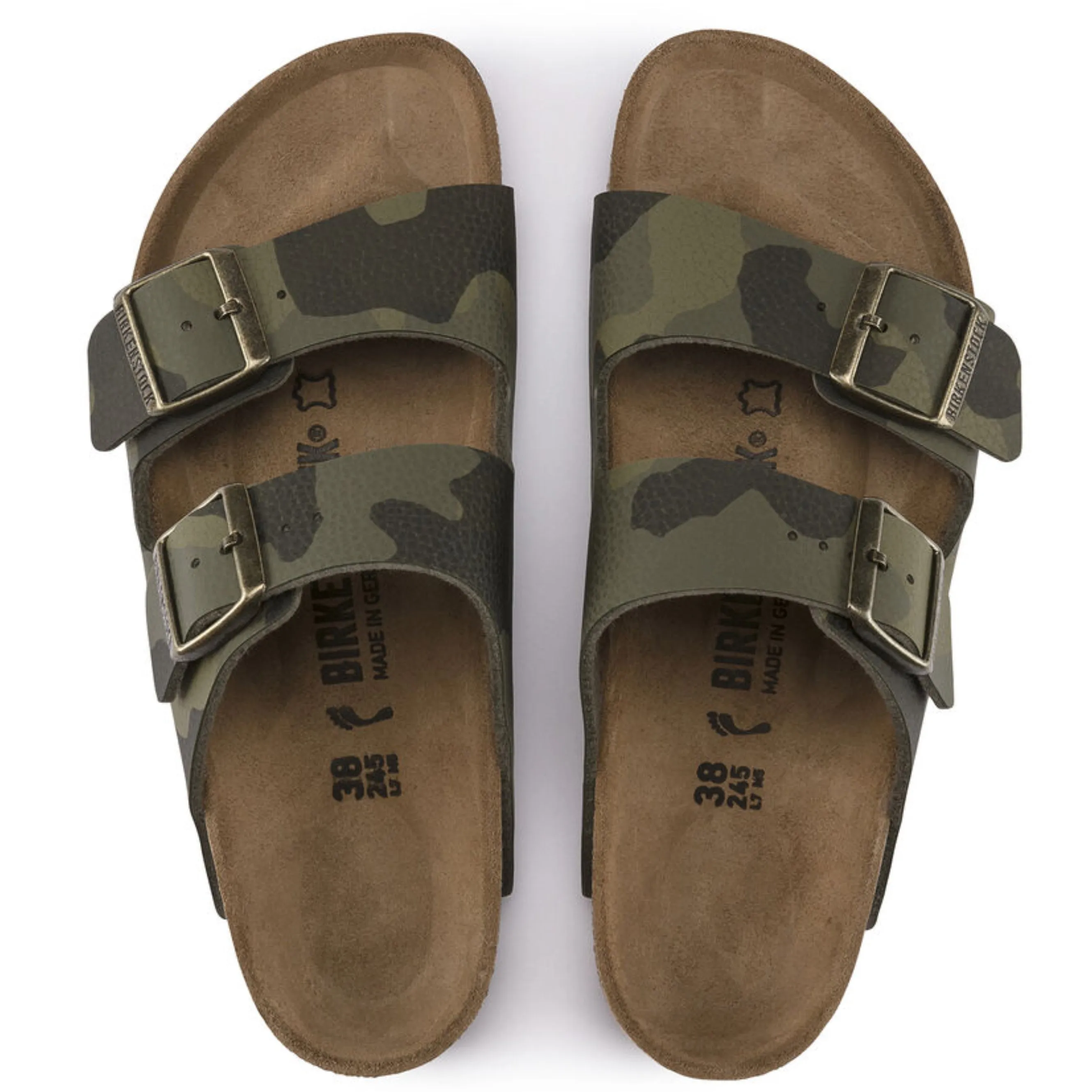 Arizona Soft Footbed Birko-Flor Sandal (Desert Soil Camo Green)