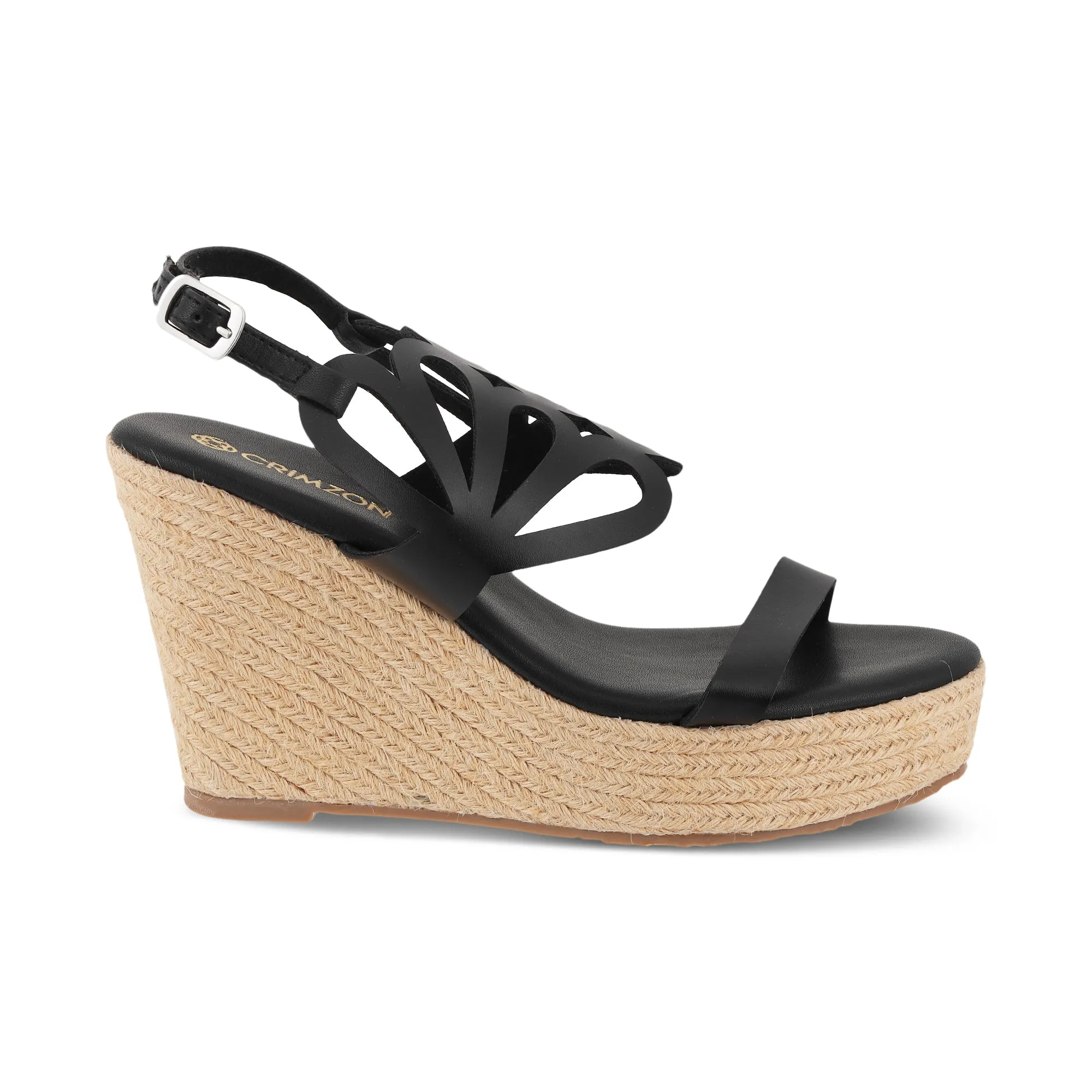 CELINE- BLACK WEDGES
