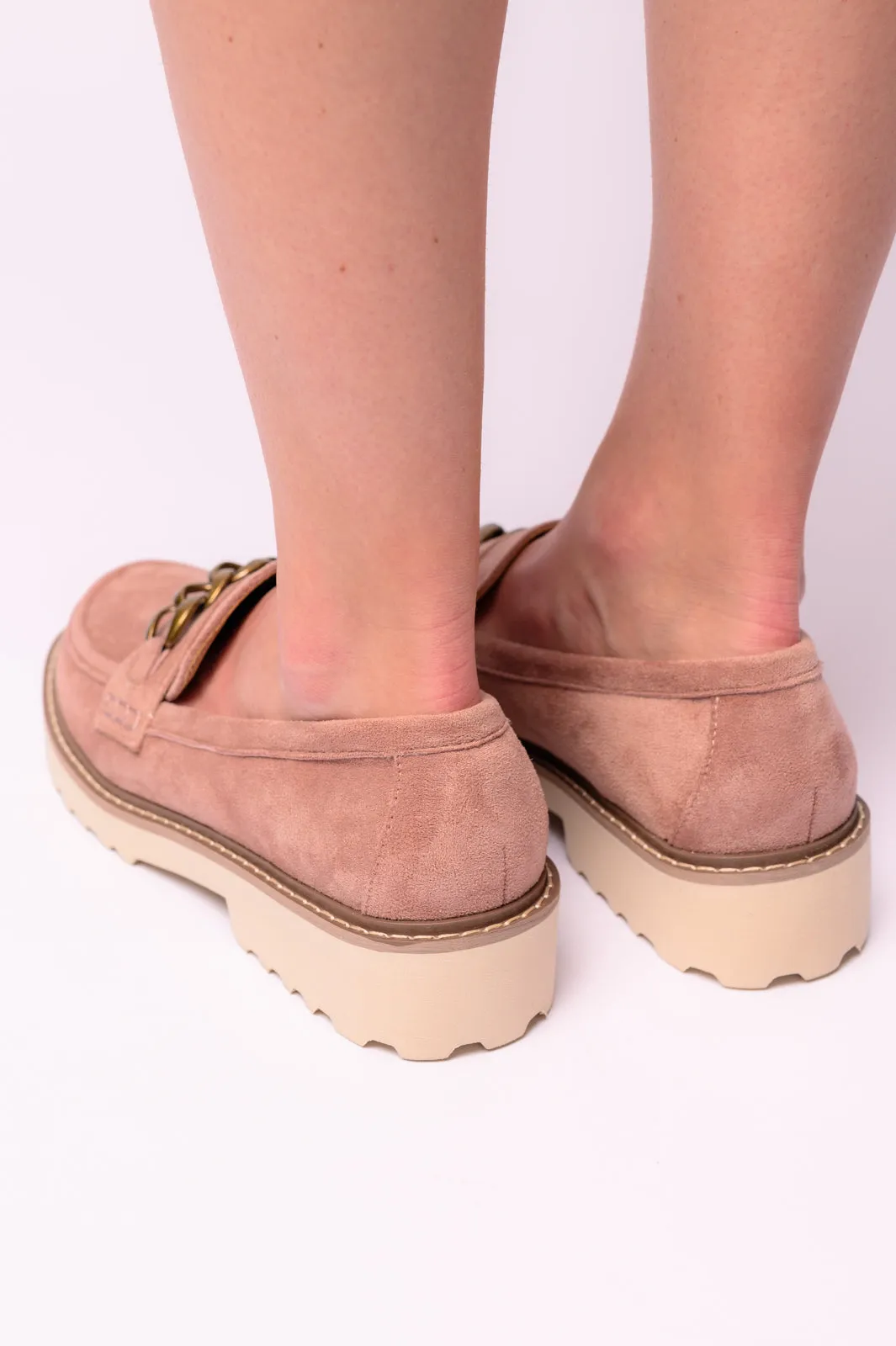 Corkys Footwear - Literally Loafers in Blush Faux Suede