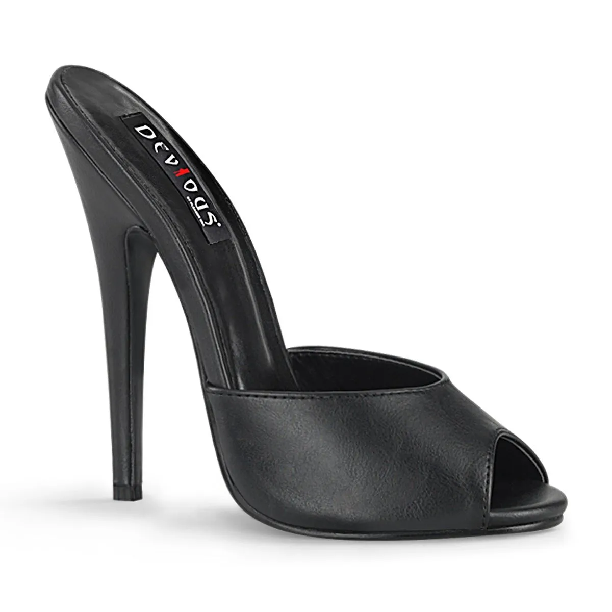 Devious Domina 101 Womens 6" Heel, Mules/Slip-Ons