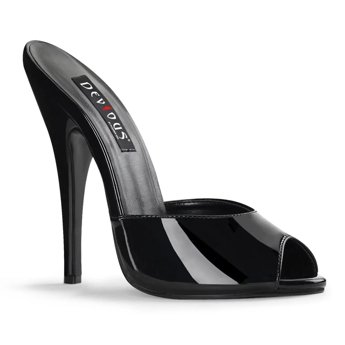 Devious Domina 101 Womens 6" Heel, Mules/Slip-Ons