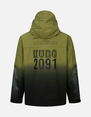 Dip Dye Double Sleeves Relax Fit Windbreaker