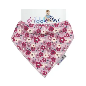 Dribble Ons Designer Print Bib (Floral Ditsy)