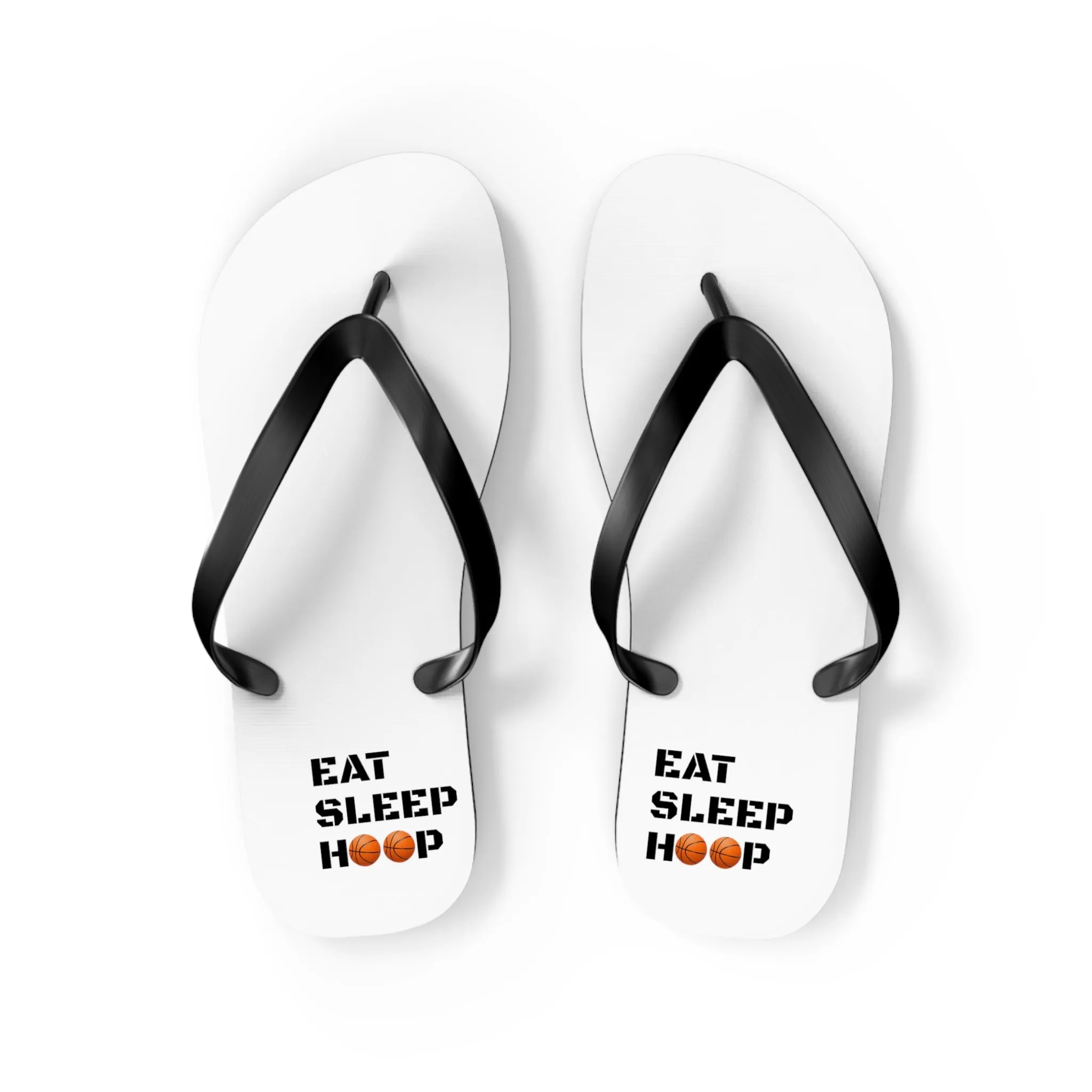 Eat Sleep Hoop Flip Flops