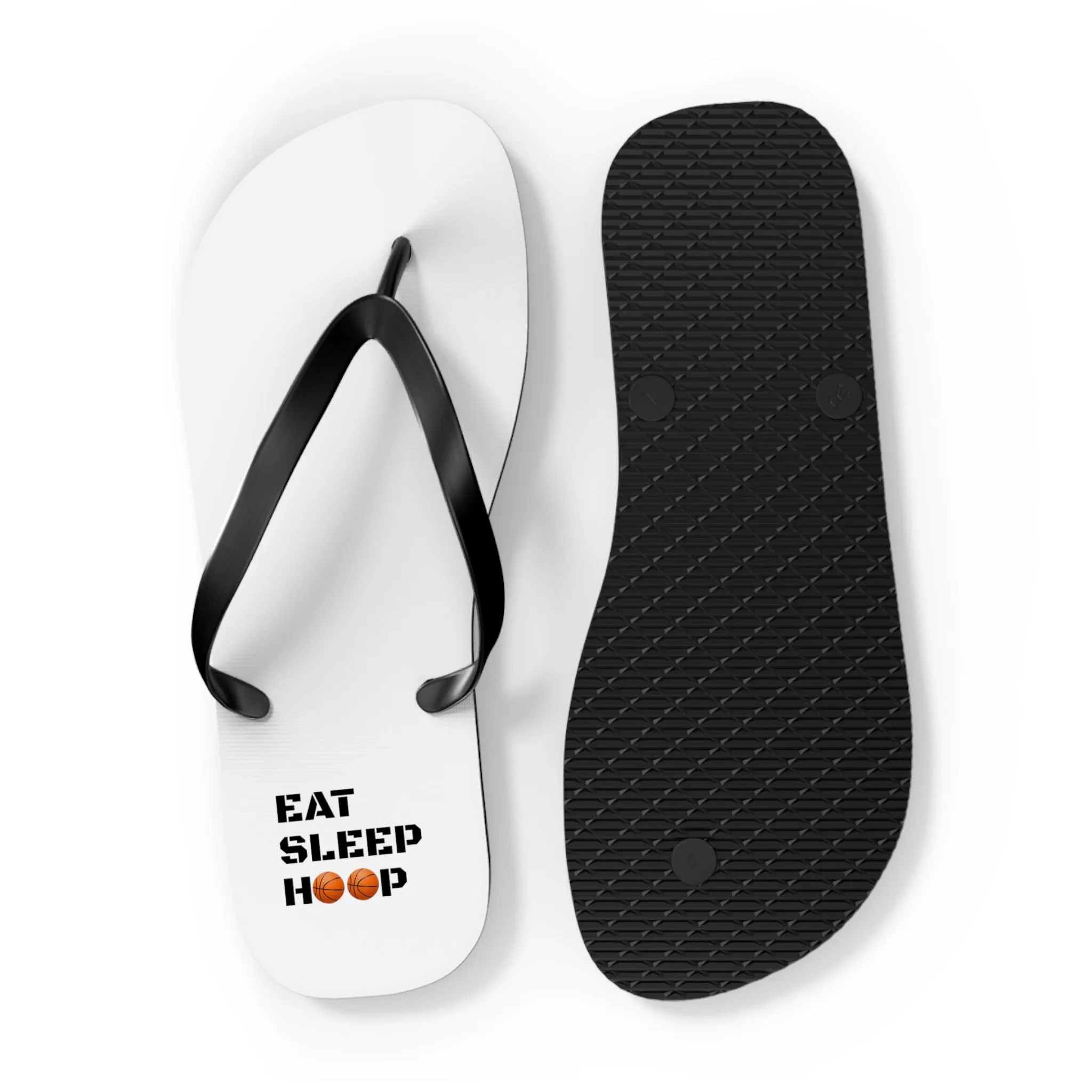 Eat Sleep Hoop Flip Flops