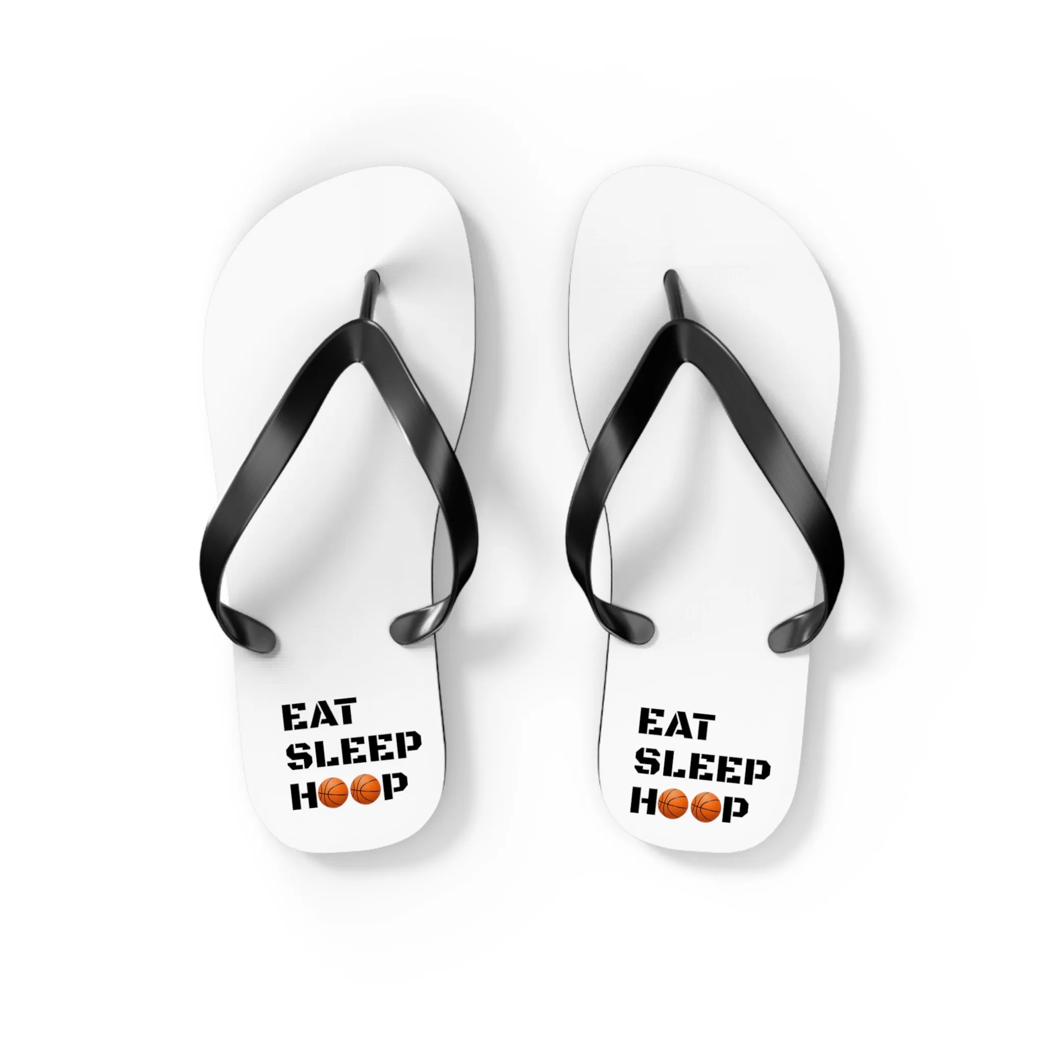 Eat Sleep Hoop Flip Flops