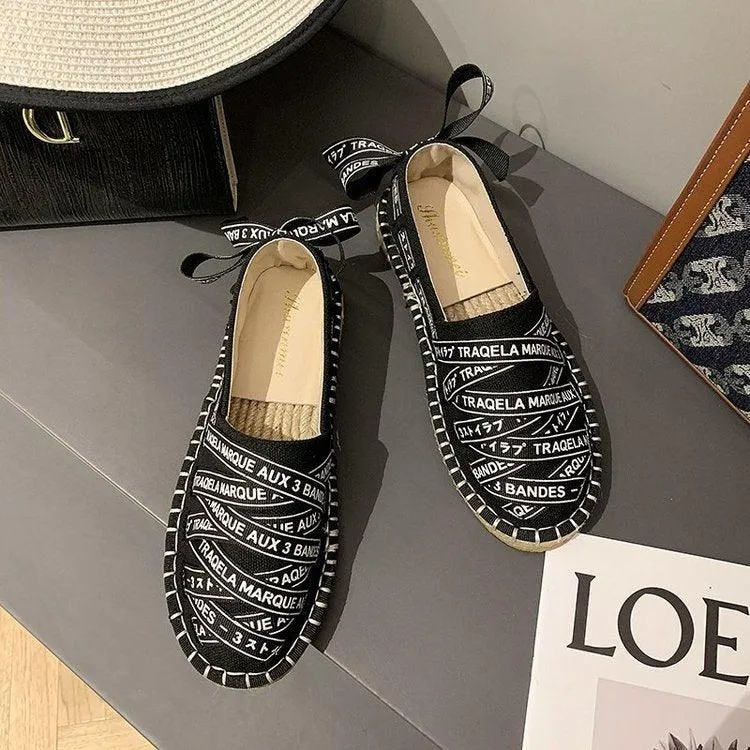 Fisherman's Shoes, Flat-soled Lazy One-step Woven Soft-soled Shoes