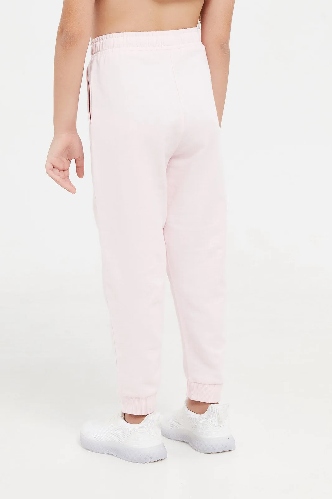 Girls Pink Track Pant