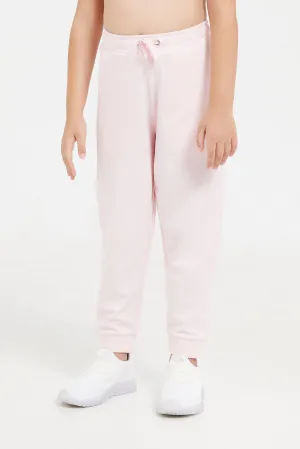 Girls Pink Track Pant