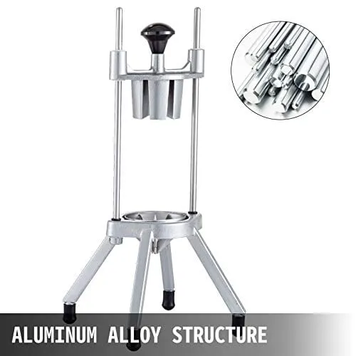 Happybuy 8-Section Commercial Easy Wedger Stainless Steel Blade Fruit Lime Slicer, Lemon Cutter 8 Wedges for Bar Restaurant