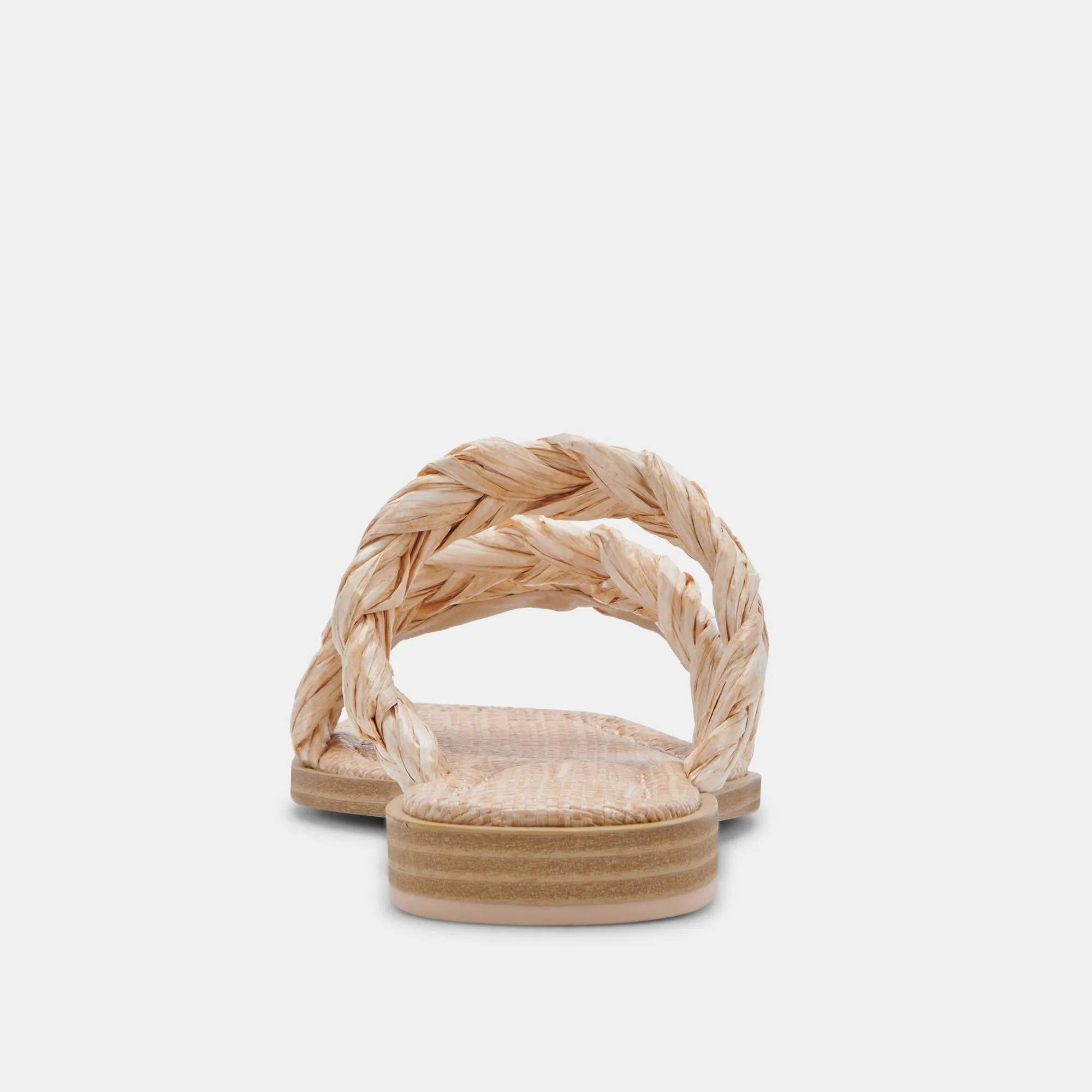 IMAN SANDALS LT NATURAL RAFFIA
