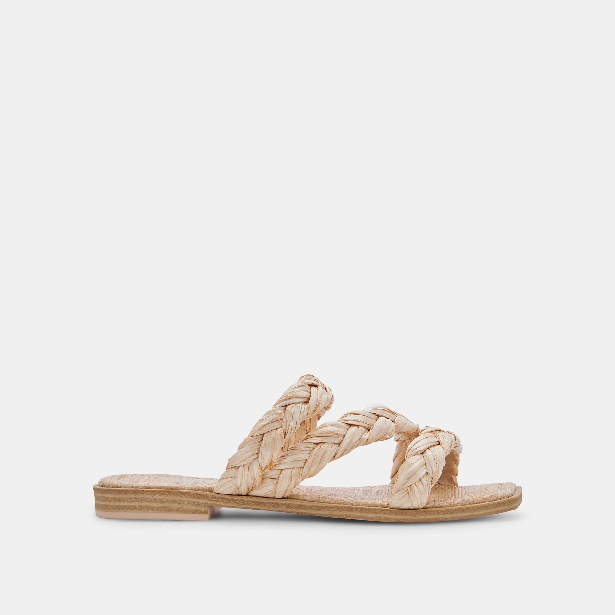 IMAN SANDALS LT NATURAL RAFFIA