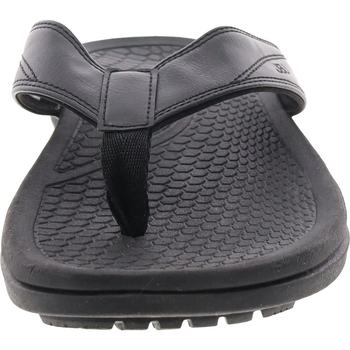 JBU by Jambu Mens Milo Faux Leather Comfort Insole Flip-Flops