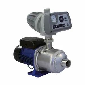 Lowara e-HMS 304ss Horizontal Multistage Pressure Pump with Press Control System