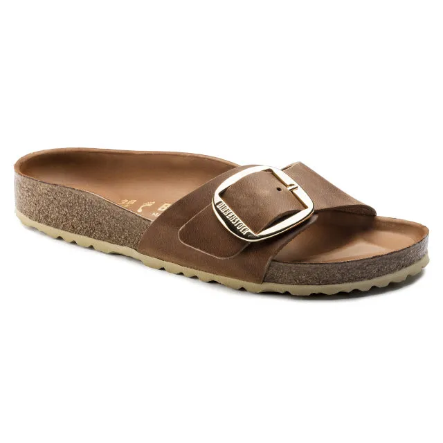Madrid Big Buckle Oiled Leather - Narrow