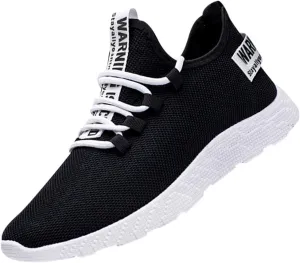 Men's Running Tennis Shoes Lightweight Walking Sneakers Breathable Gym Workout Shoes for Athletic Work Gym Jogging