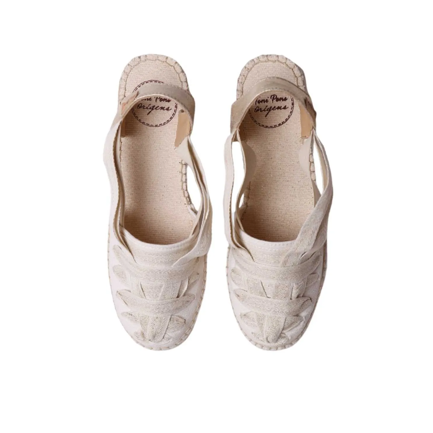 Multicolor Cotton Blend Wedge Espadrille for Women - Tracy-CZ