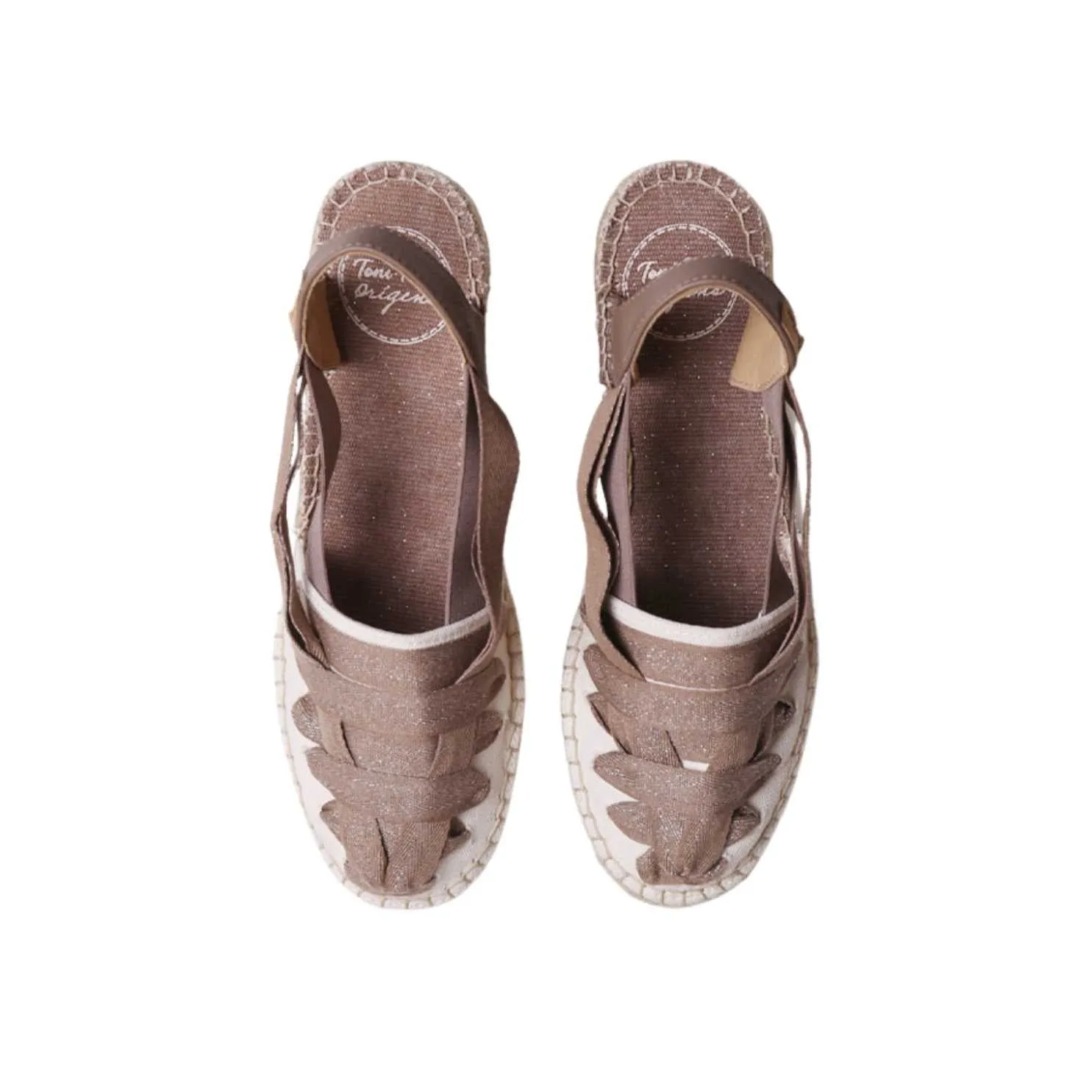 Multicolor Cotton Blend Wedge Espadrille for Women - Tracy-CZ