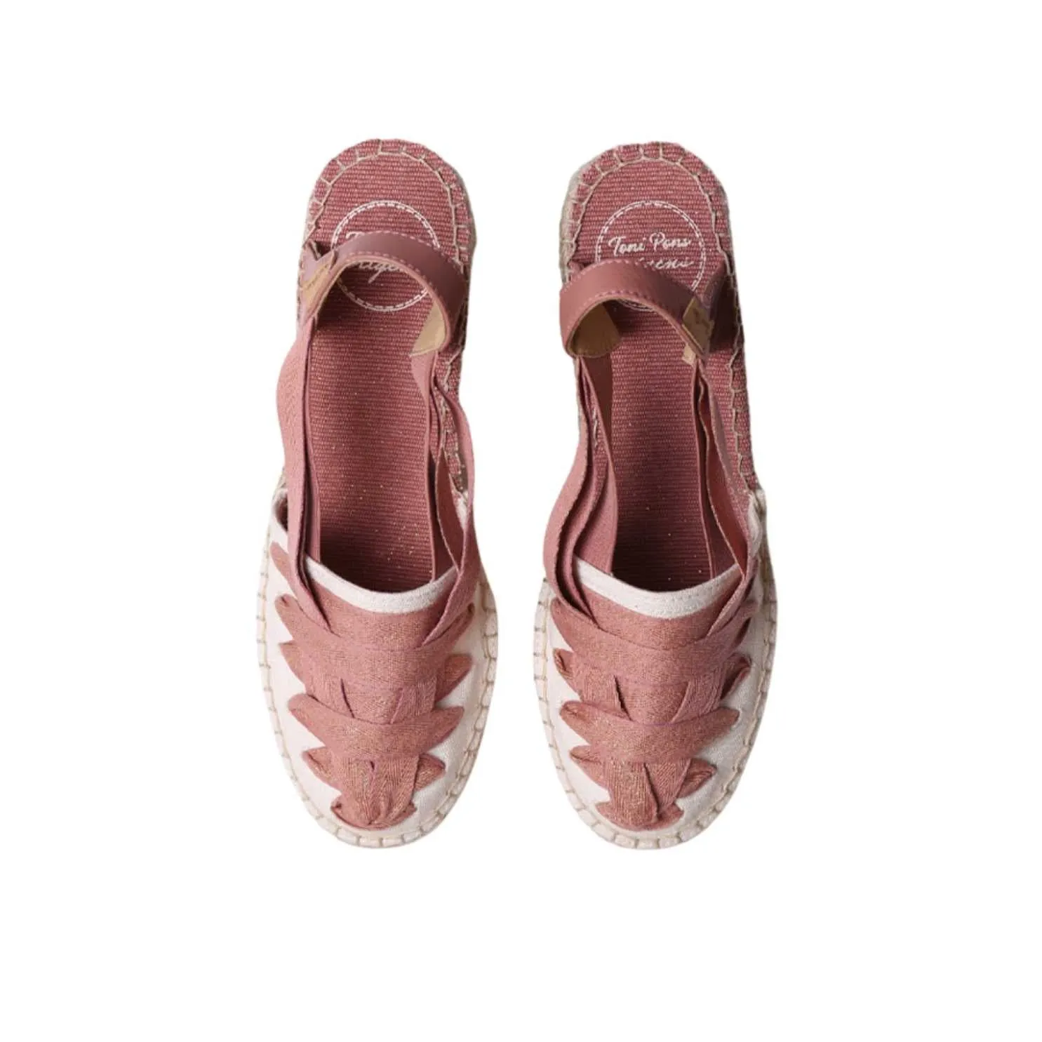 Multicolor Cotton Blend Wedge Espadrille for Women - Tracy-CZ