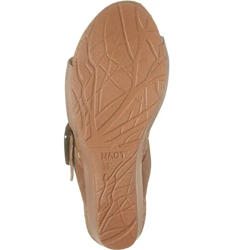 Naot Womens Kingdom Oily Bark Nubuck Antique Brown Suede