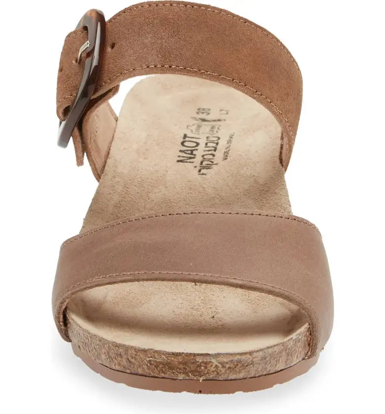 Naot Womens Kingdom Oily Bark Nubuck Antique Brown Suede
