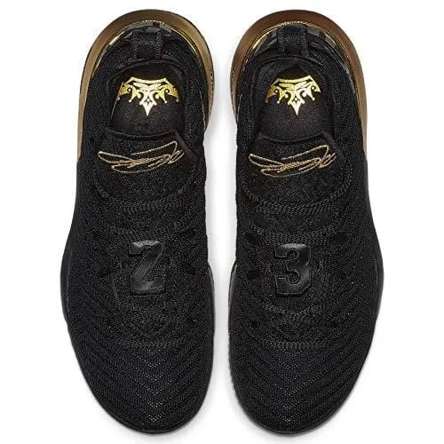 Nike Mens Lebron 16 Basketball Shoes (Black/Metallic Gold, 11 D(M) US)