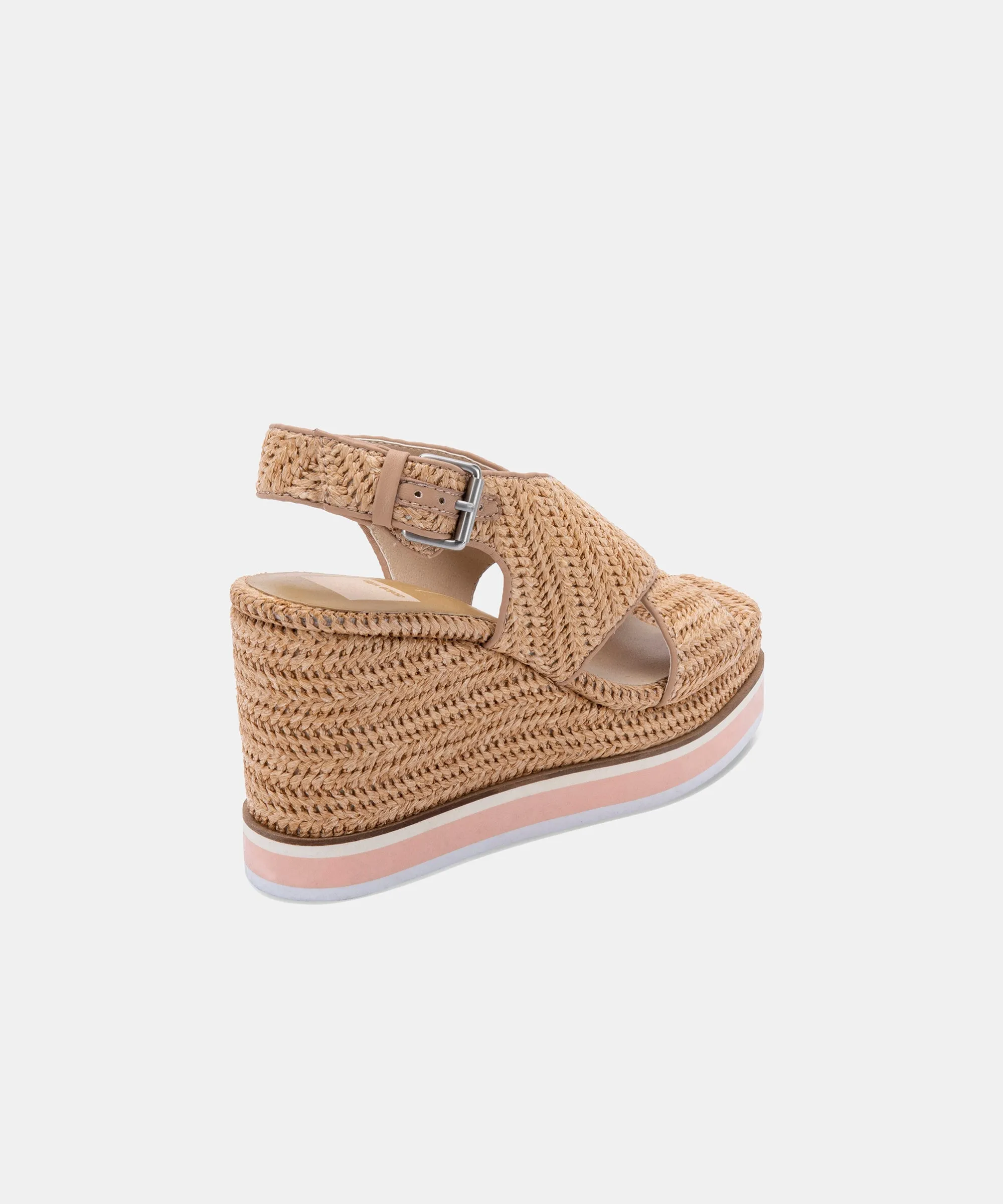 ODELIA WEDGES NATURAL RAFFIA - re:vita