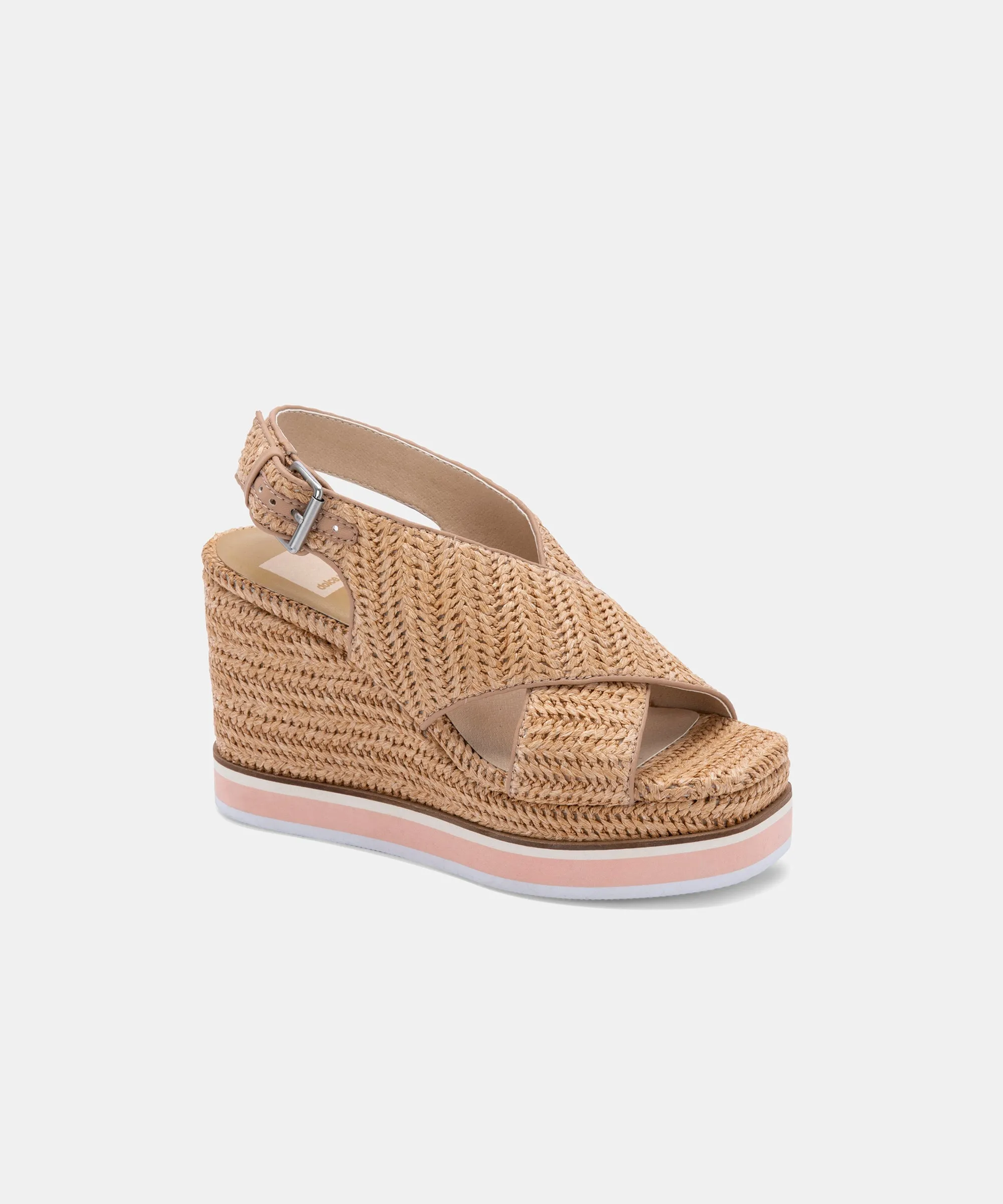 ODELIA WEDGES NATURAL RAFFIA - re:vita