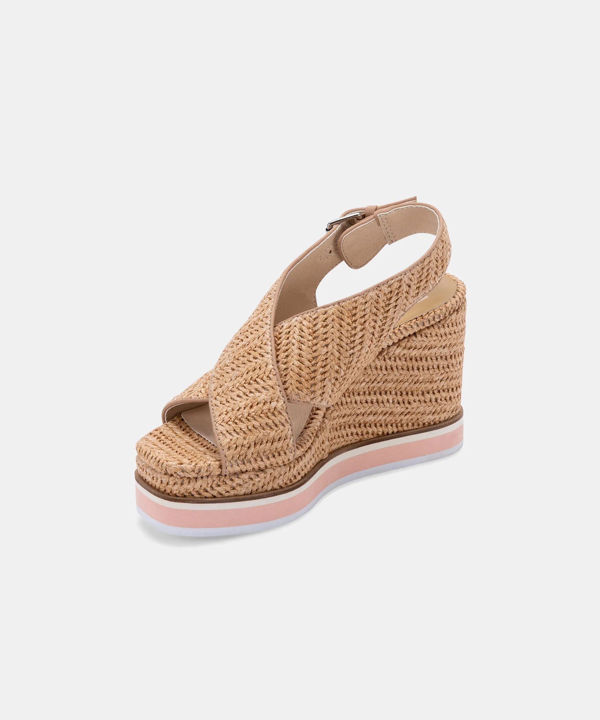 ODELIA WEDGES NATURAL RAFFIA - re:vita
