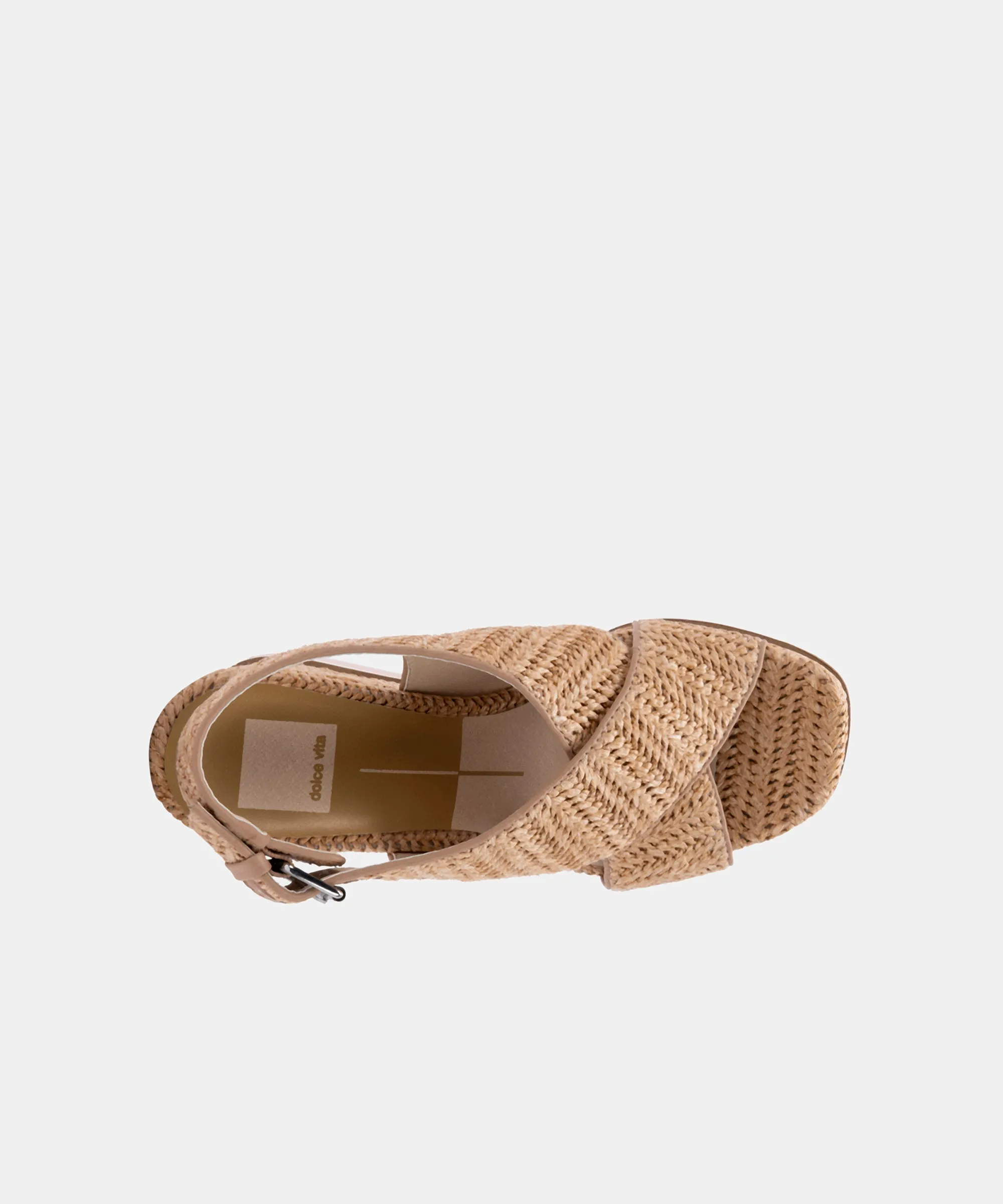 ODELIA WEDGES NATURAL RAFFIA - re:vita