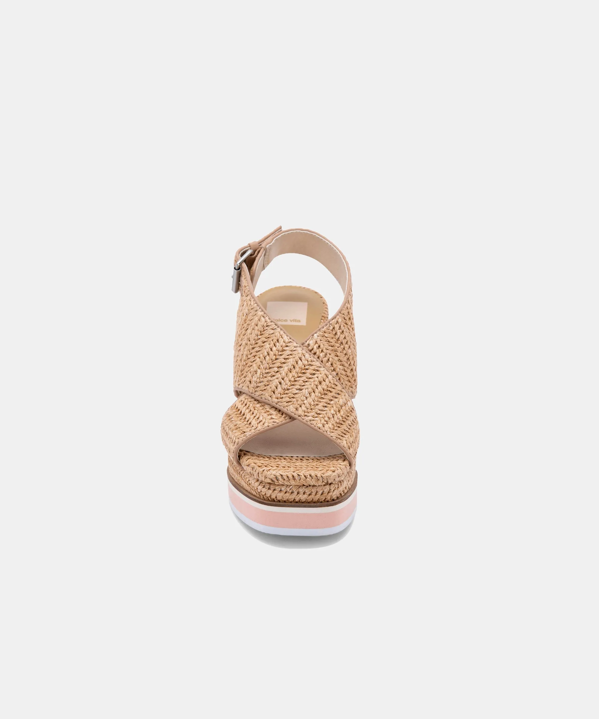 ODELIA WEDGES NATURAL RAFFIA - re:vita