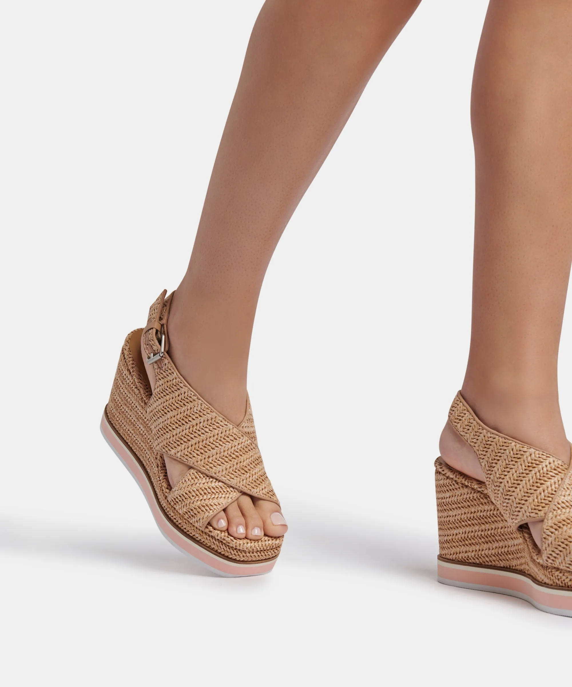ODELIA WEDGES NATURAL RAFFIA - re:vita