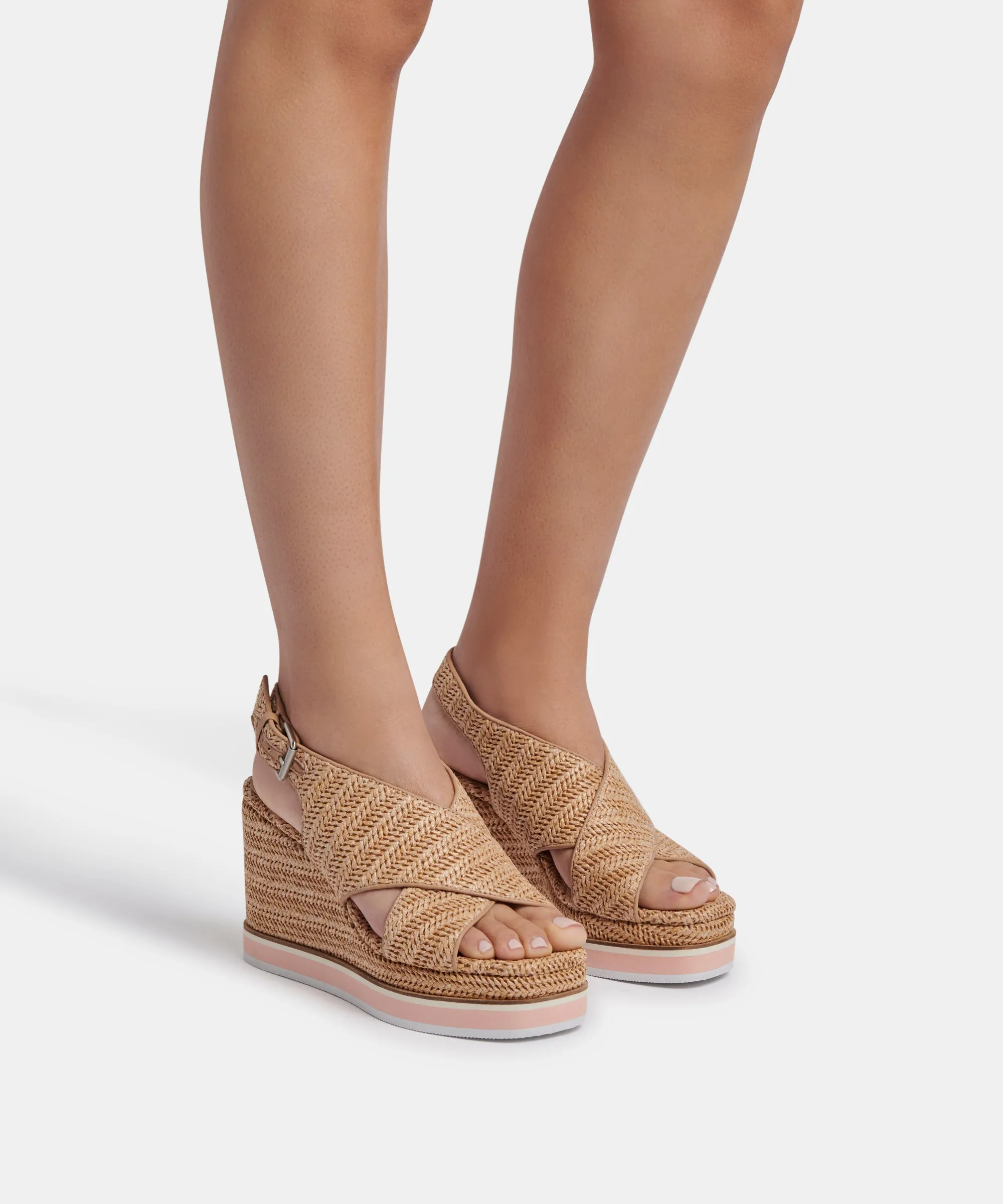 ODELIA WEDGES NATURAL RAFFIA - re:vita