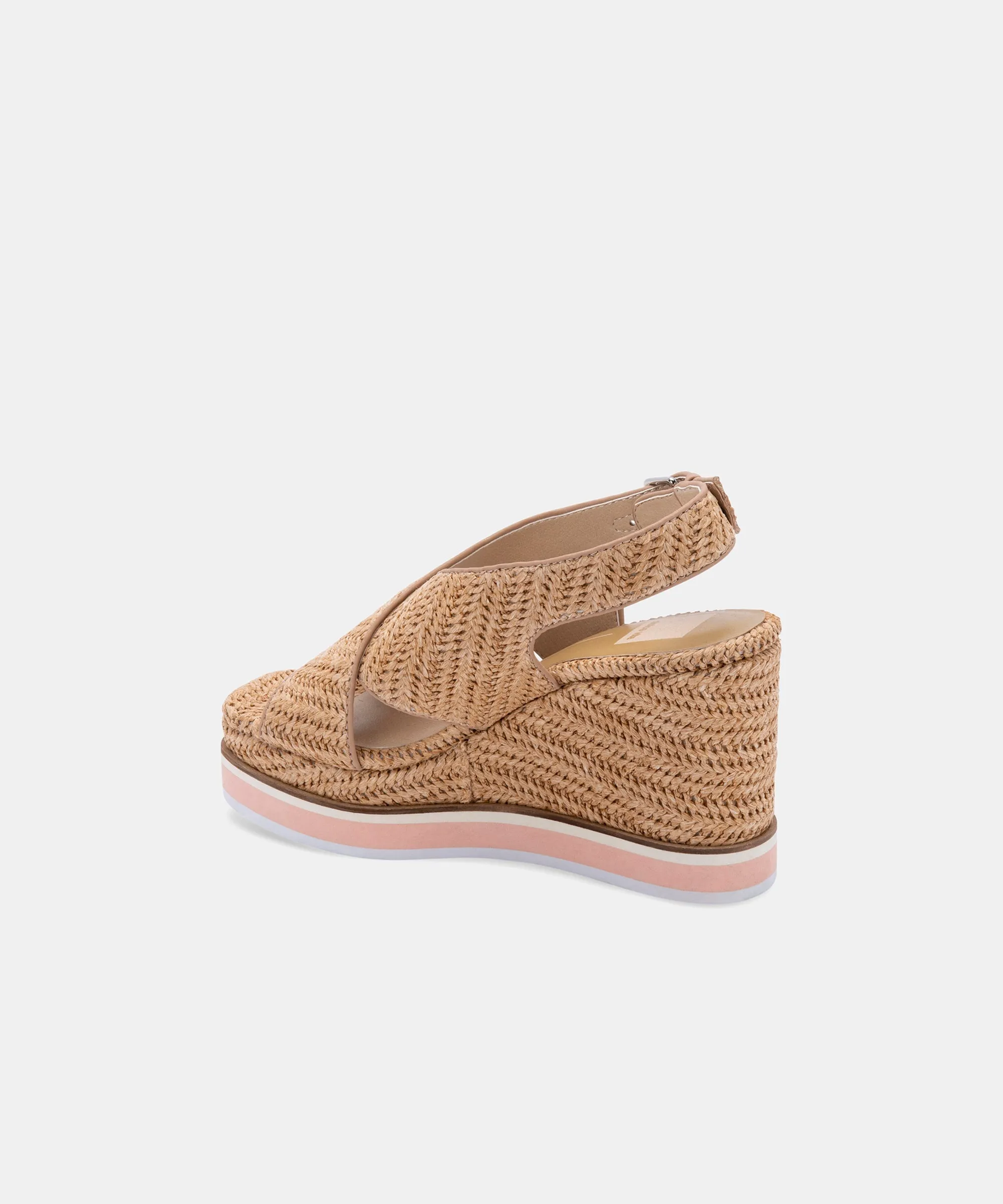 ODELIA WEDGES NATURAL RAFFIA - re:vita