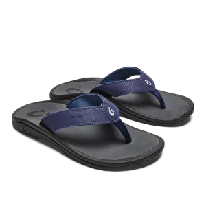 Olukai 'Ohana Black/Dk Shadow Men's