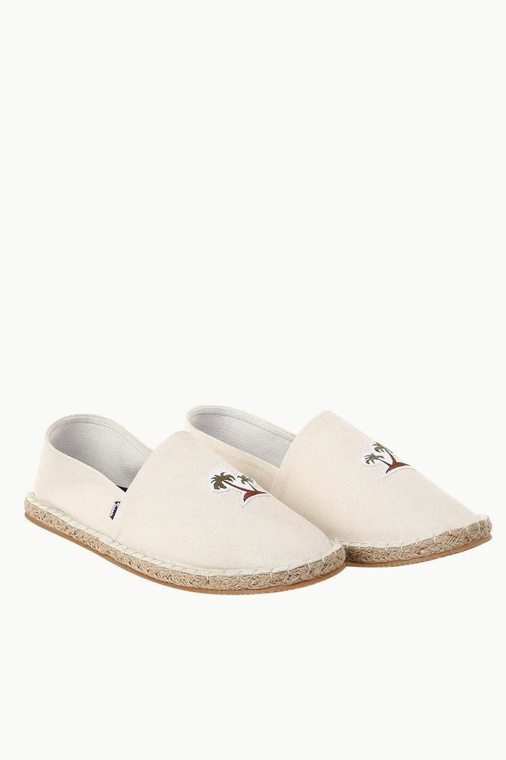 Palm Tree Embroidered Espadrilles