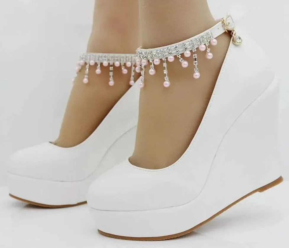 Pearly Pump High Heels