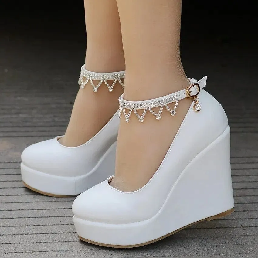 Pearly Pump High Heels