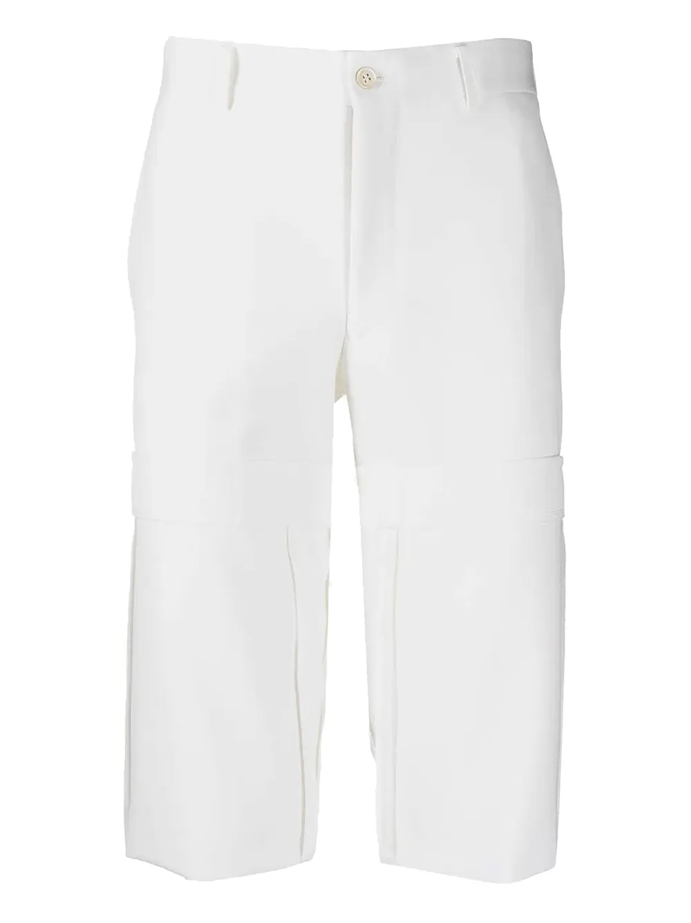 Polyester Wool Oxford Shorts