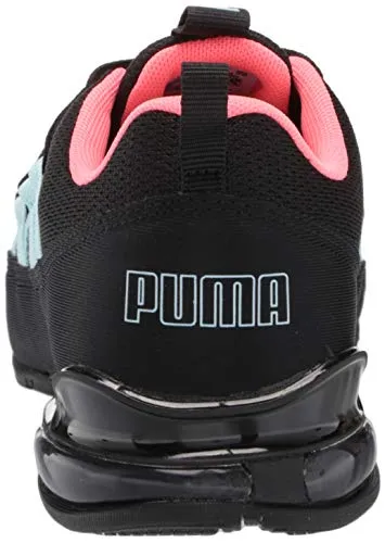 PUMA womens Riaze Prowl Running Shoe, Puma Black-ignite Pink-aquamarine, 8.5 US