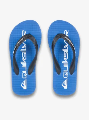 Quiksilver Kids' Java Wordmark Flip Flops Blue AQBL100260-BYJ1