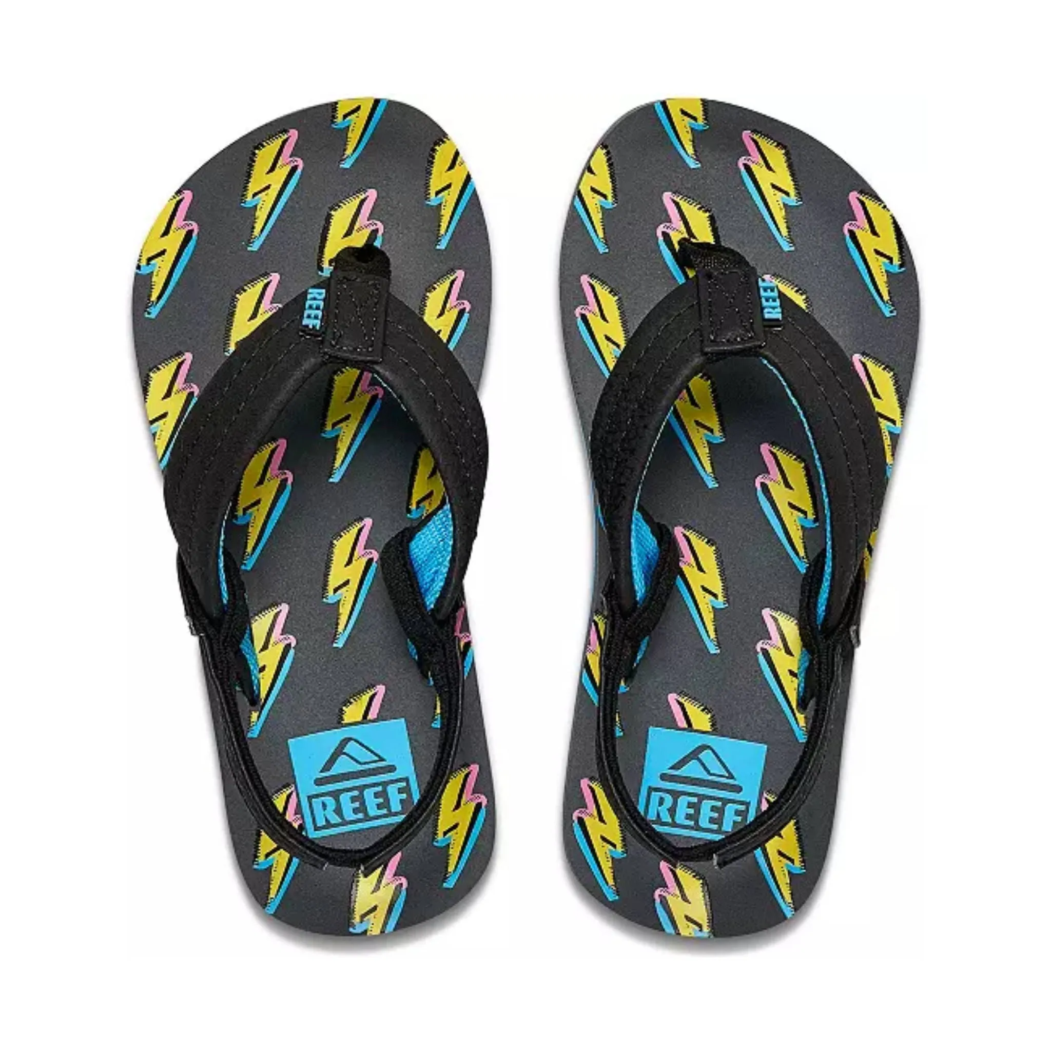Reef Kids' Little Ahi Flip Flop - Bolt Up