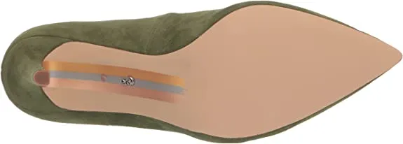 Sam Edelman Hazel Dried Thyme Stiletto Heel Pointed Toe Slip On Fashion Pumps