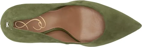 Sam Edelman Hazel Dried Thyme Stiletto Heel Pointed Toe Slip On Fashion Pumps